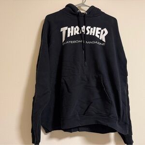 Thrasher Black Skateboard Magazine Hoodie